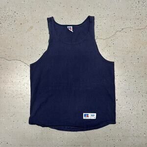 VTG Navy Russell Athletic tank top